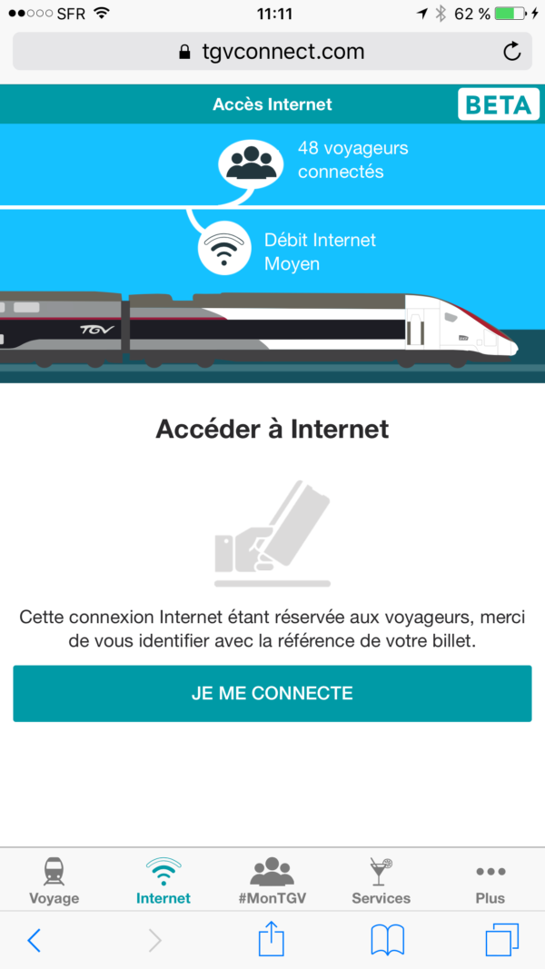 Impossible De Se Connecter à Wifi Sncf Test du TGV Connect | Bleisure